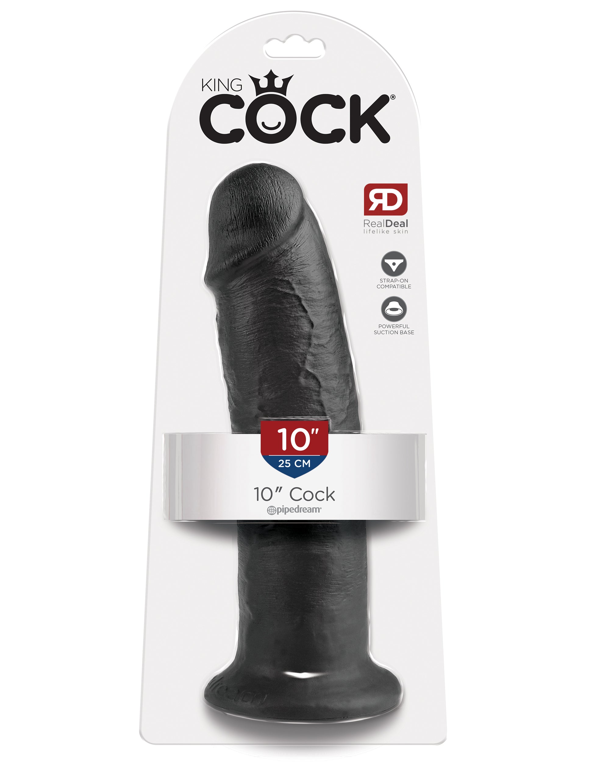 King Cock 10-Inch Cock Black