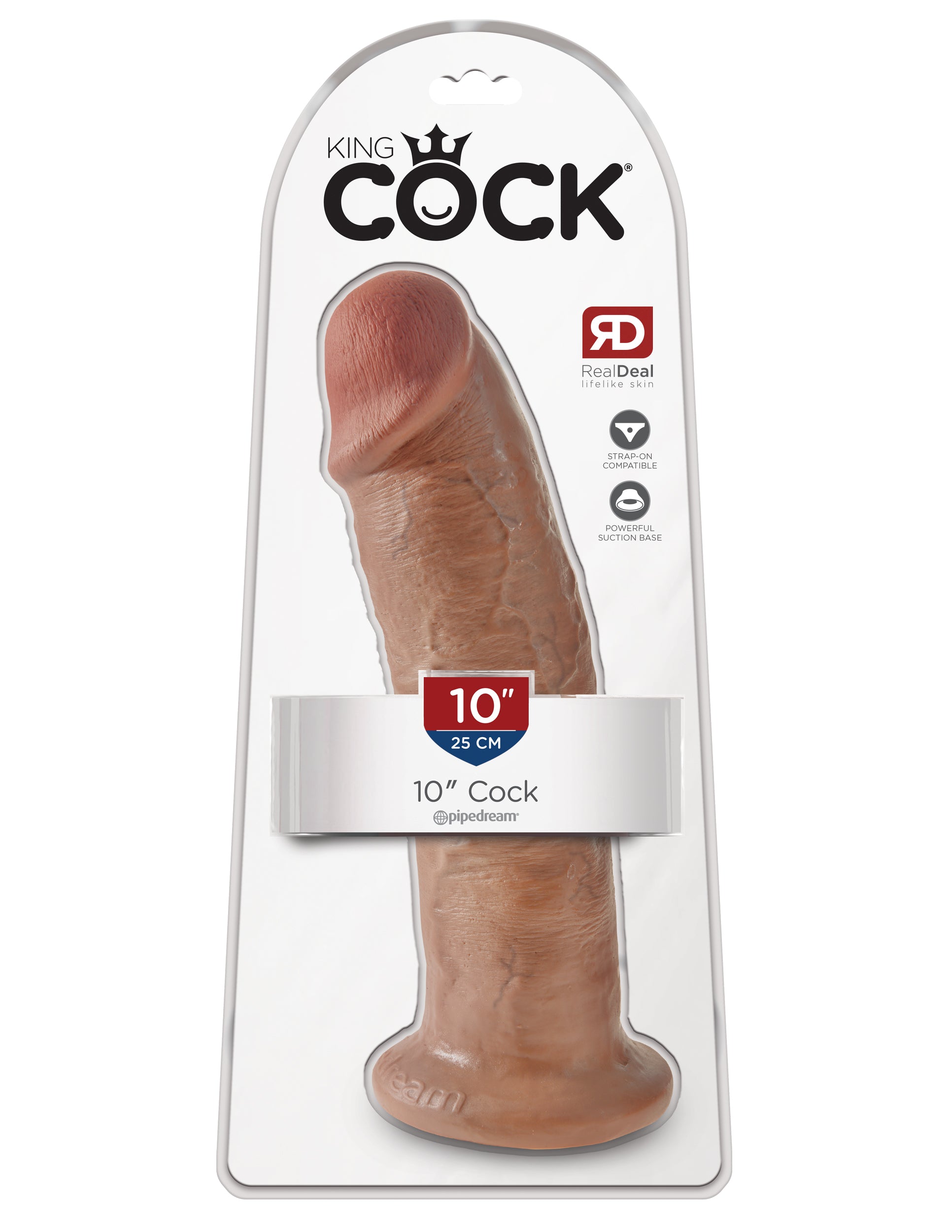 King Cock  10 Inch Cock - Tan Tan