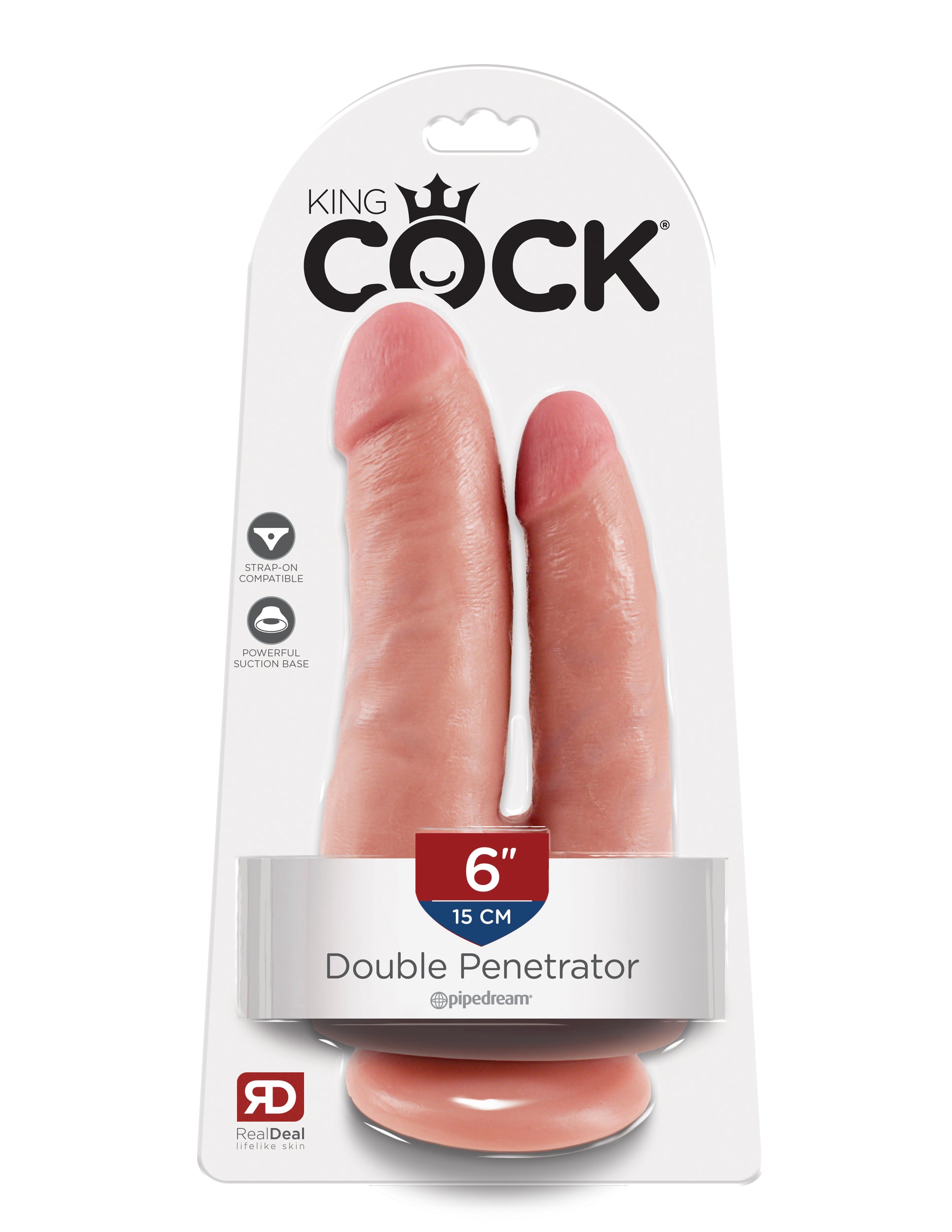 King Cock Double Penetrator - Flesh Flesh