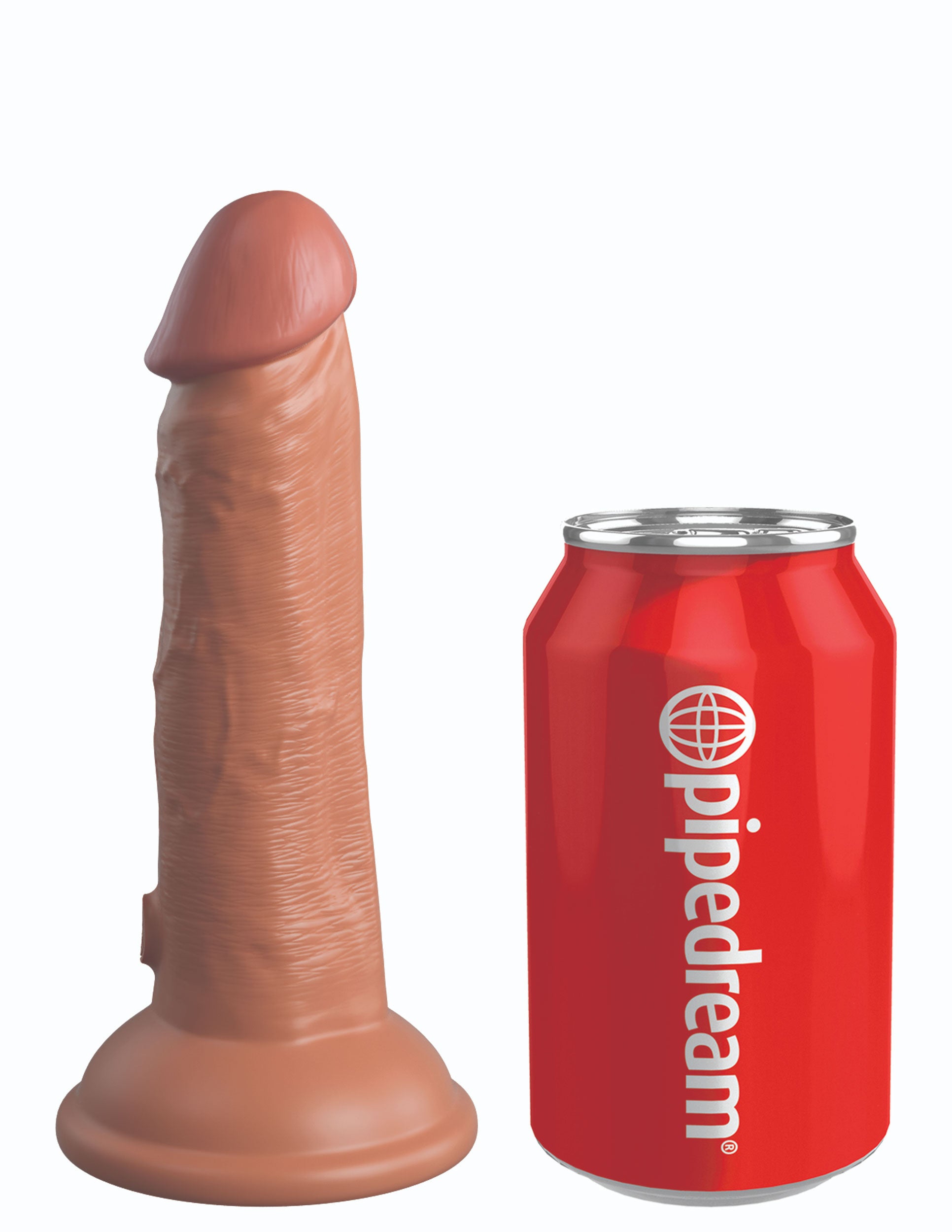 King Cock Elite 6 Inch Vibrating Silicone Dual Silicone Dual Density Cock