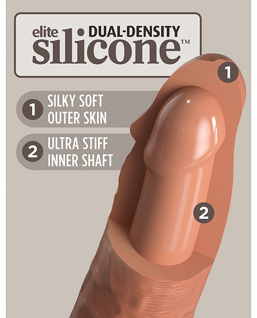 King Cock Elite 8" Dual Density Silicone Cock