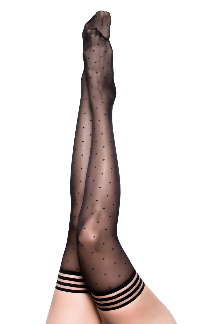 Kix'ies Ally Polka Dot Thigh High C