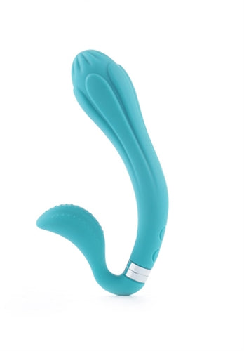 Lady Jadore Reversible Tulip Dual Vibrator - Sale Turquoise