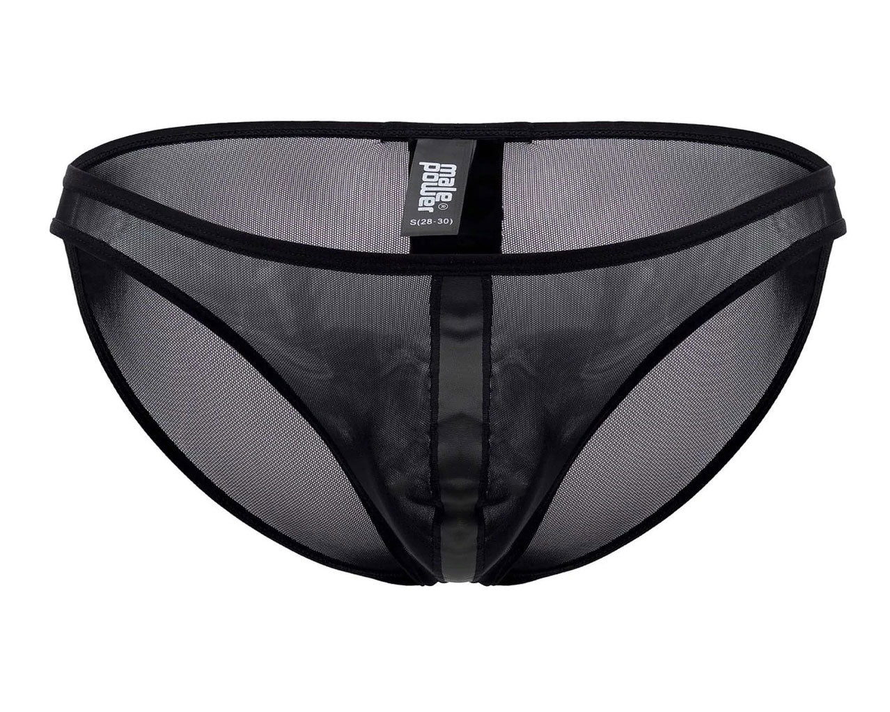 Landing Strip Bikini Brief - - Black