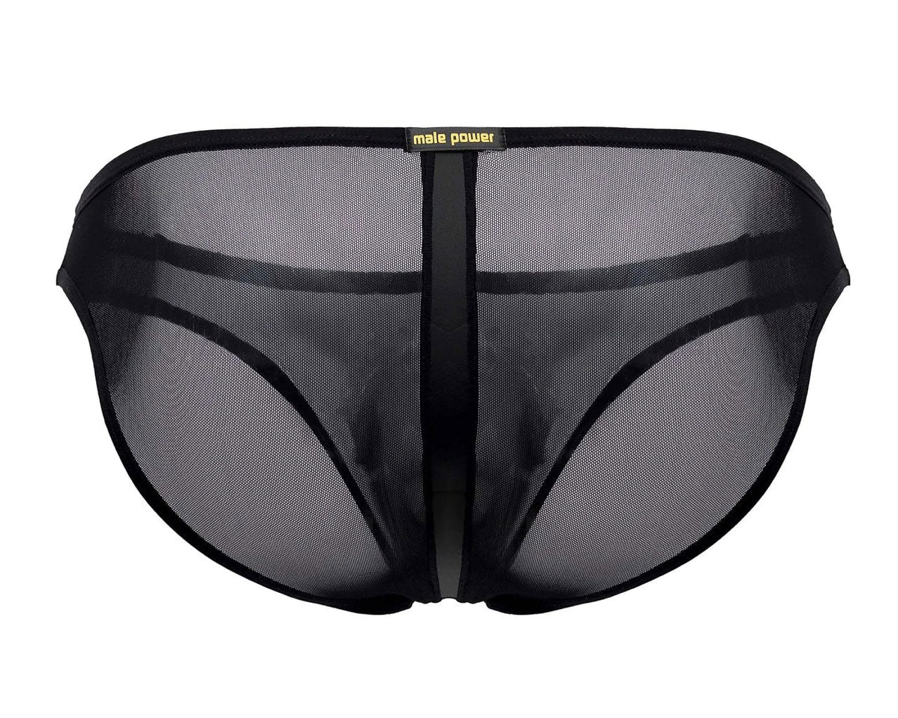 Landing Strip Bikini Brief - - Black