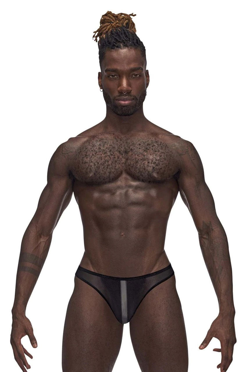 Landing Strip Bikini Brief - - Black Extra Large