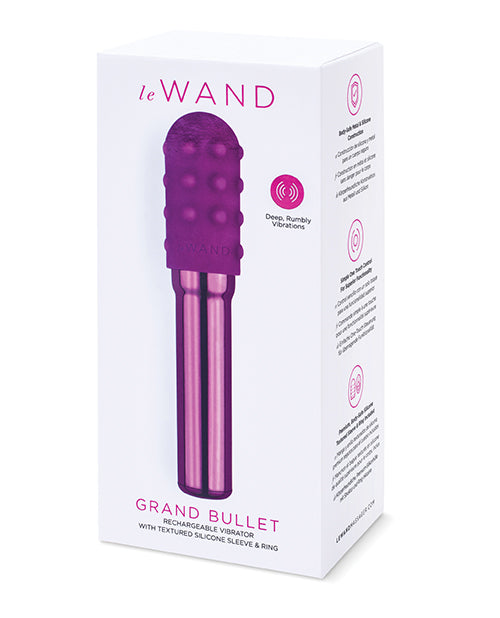 Le Wand Grand Bullet Vibrator - Cherry