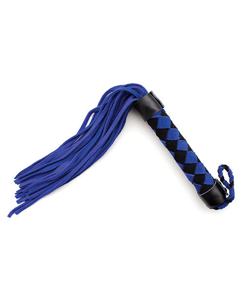 Leather Flogger Blue