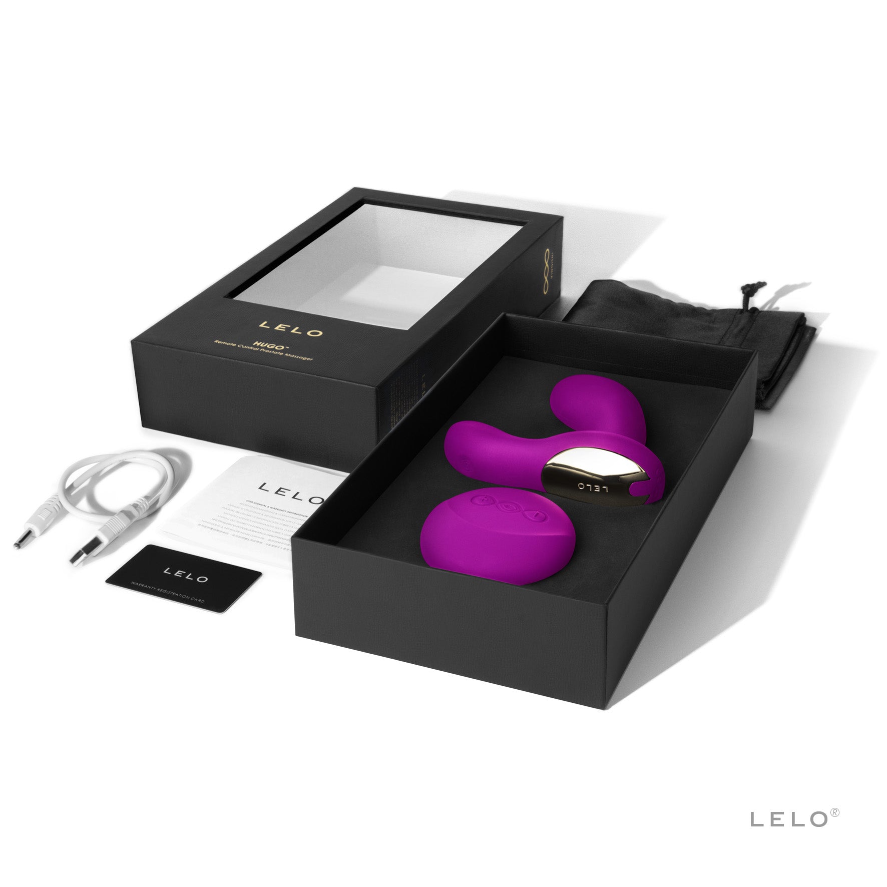 LELO Hugo Black Prostate Massager