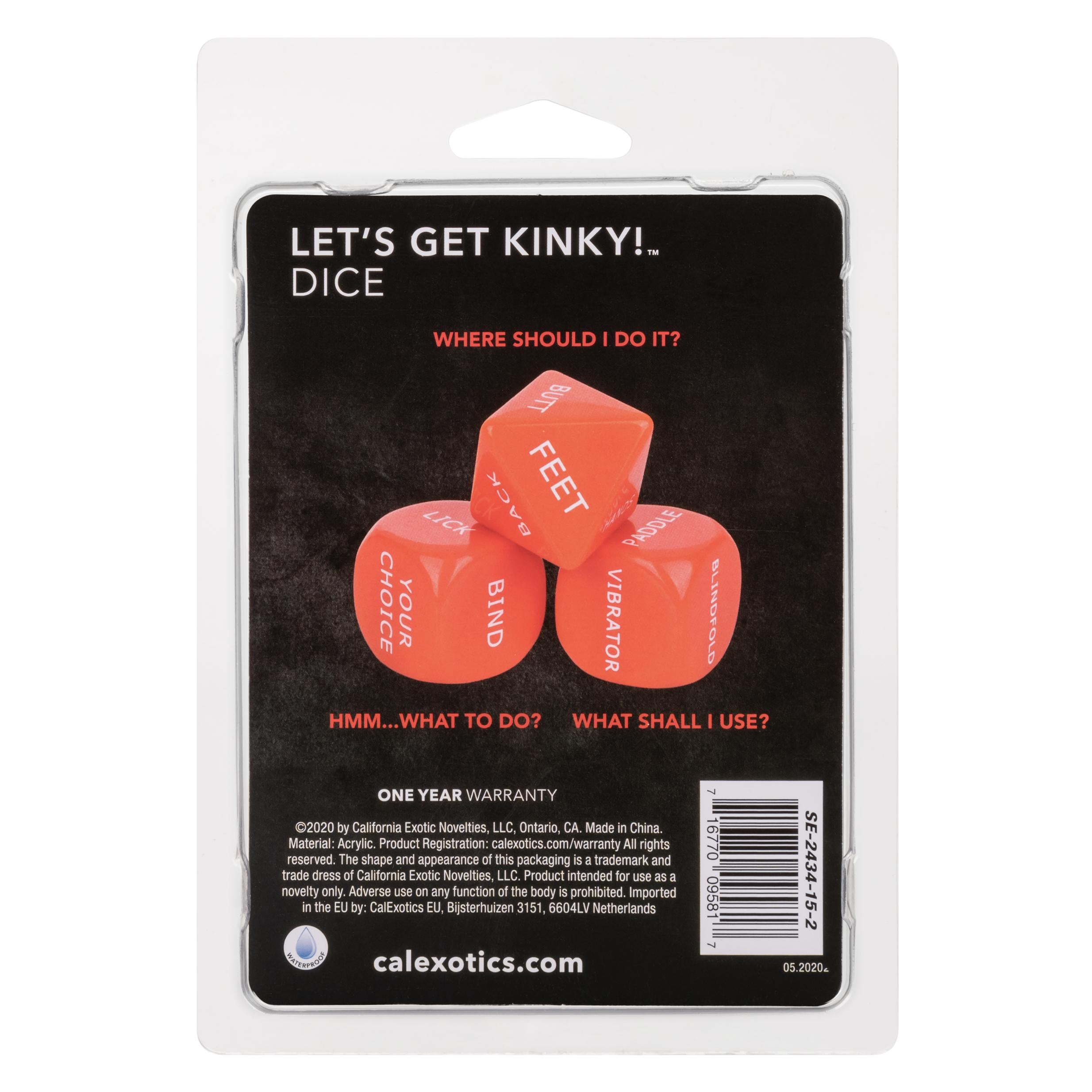 Lets Get Kinky Dice