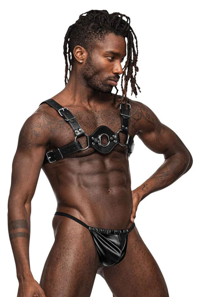 Libra Leather Harness - Black