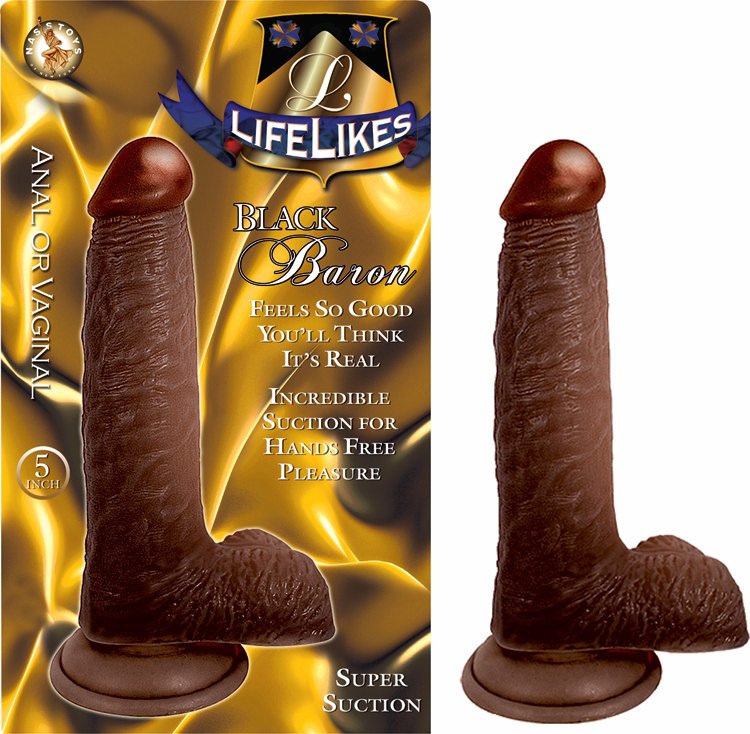 Lifelike Latin Baron 5 Inch Black