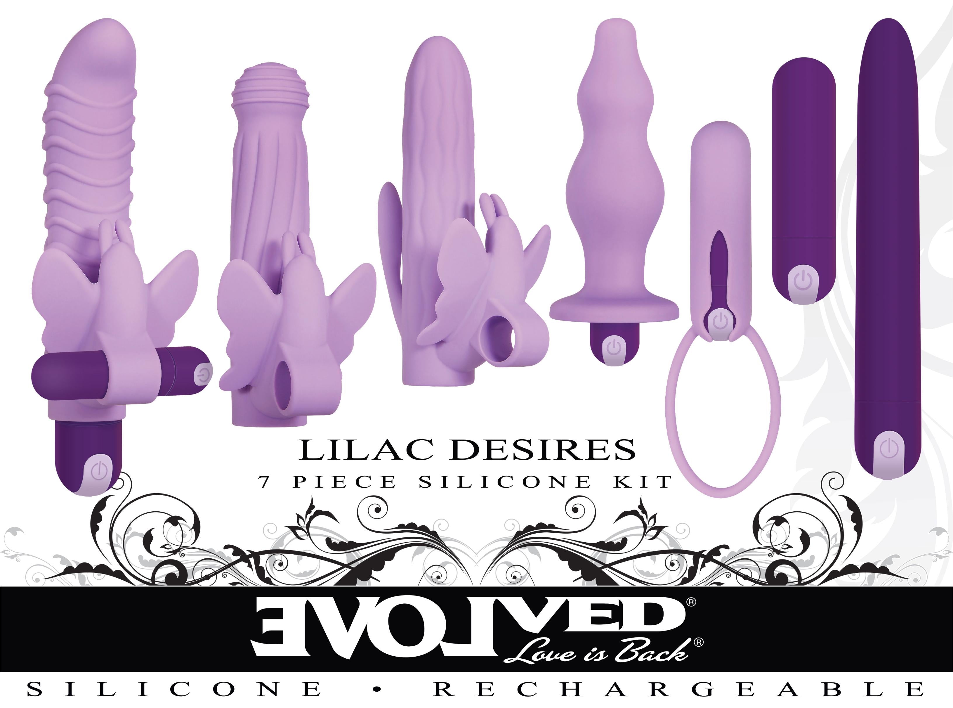 Lilac Desires - 7 Piece Silicone Set