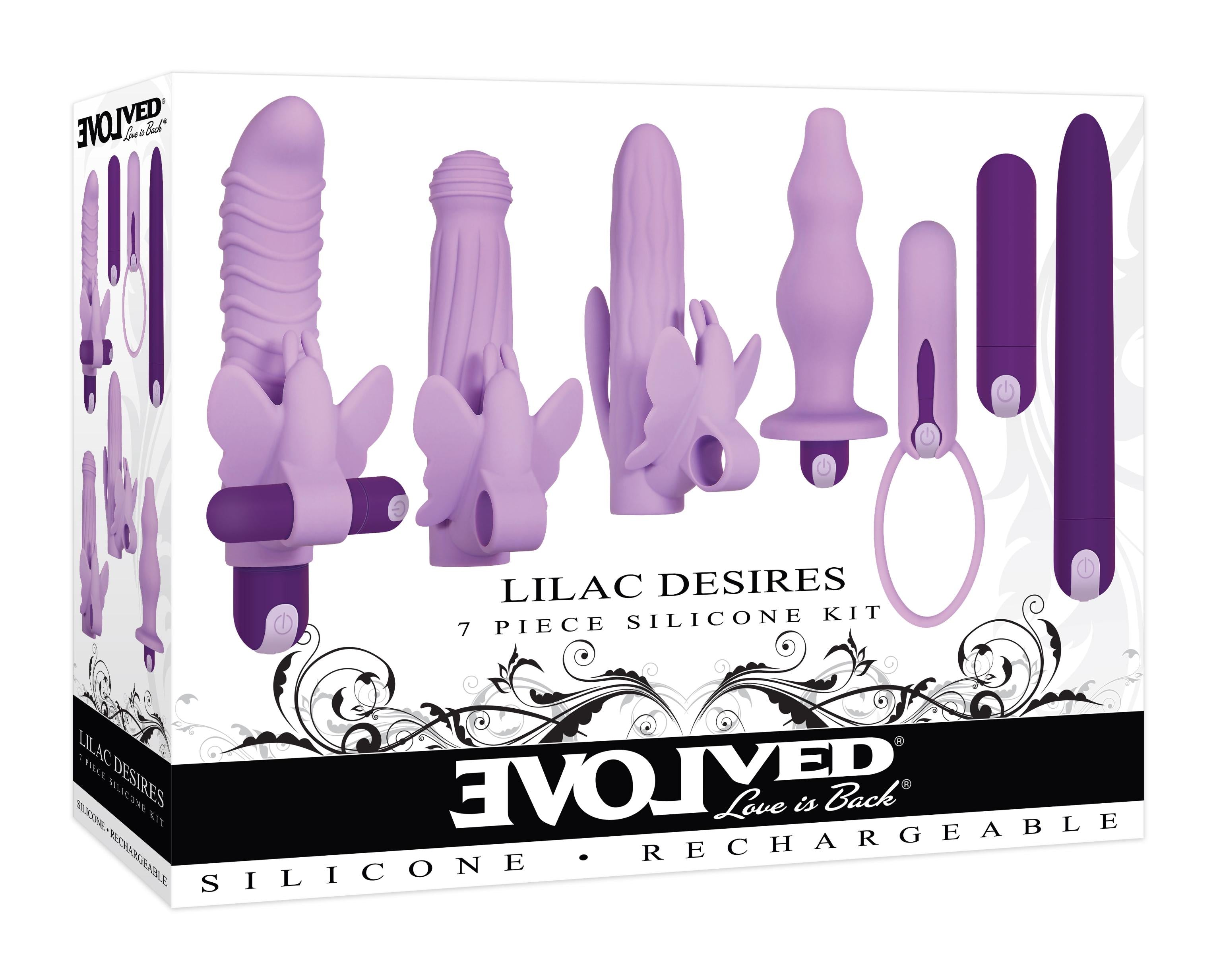 Lilac Desires - 7 Piece Silicone Set