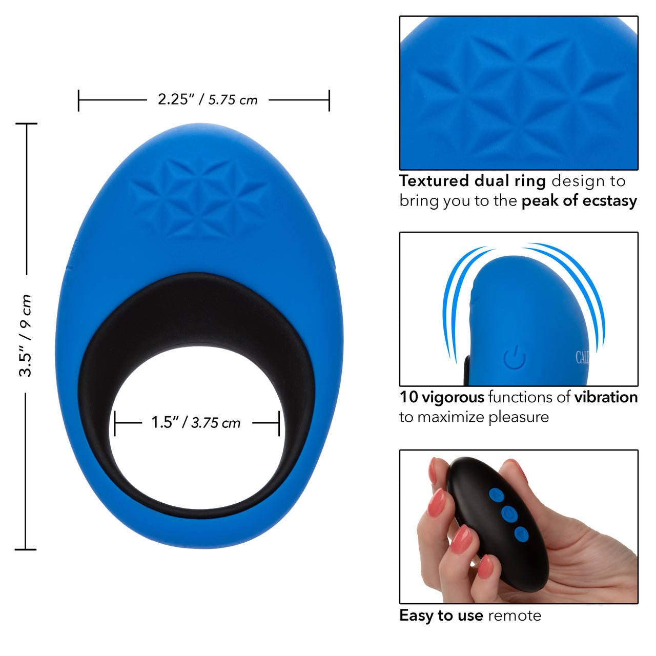 Link Up Remote Max Control Vibrating Cock Ring