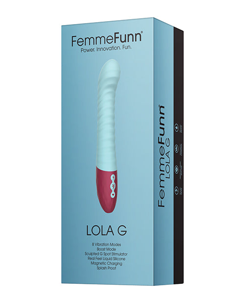 Lola G for G-Spot Stimulation - Double Layered G-Spot - Light Blue Light Blue