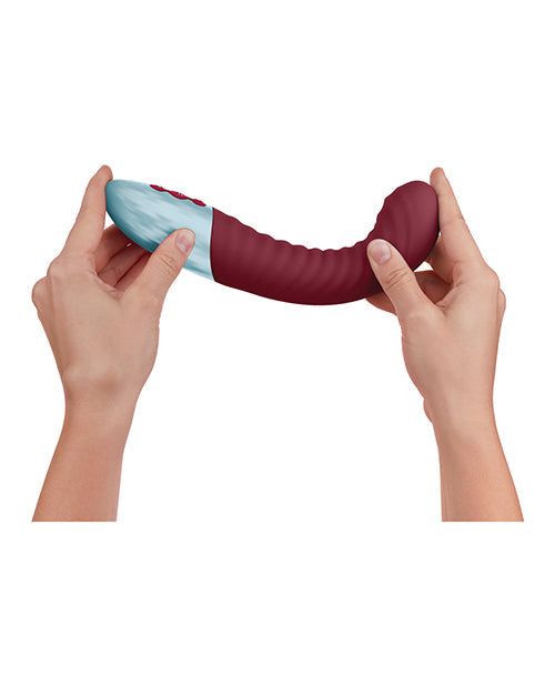 Lola G for G-Spot Stimulation - Double Layered G-Spot - Maroon Maroon