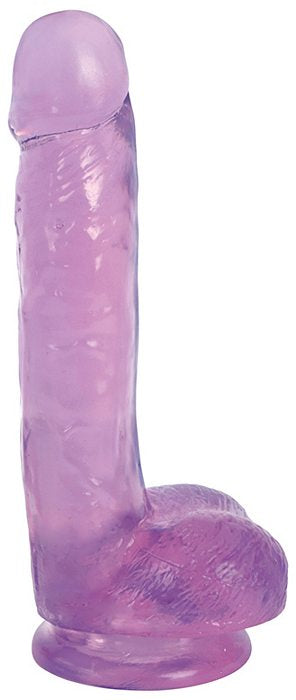 Lollicock Slim Stick Realistic Dildo With Balls Grape Ice / 7-Inch