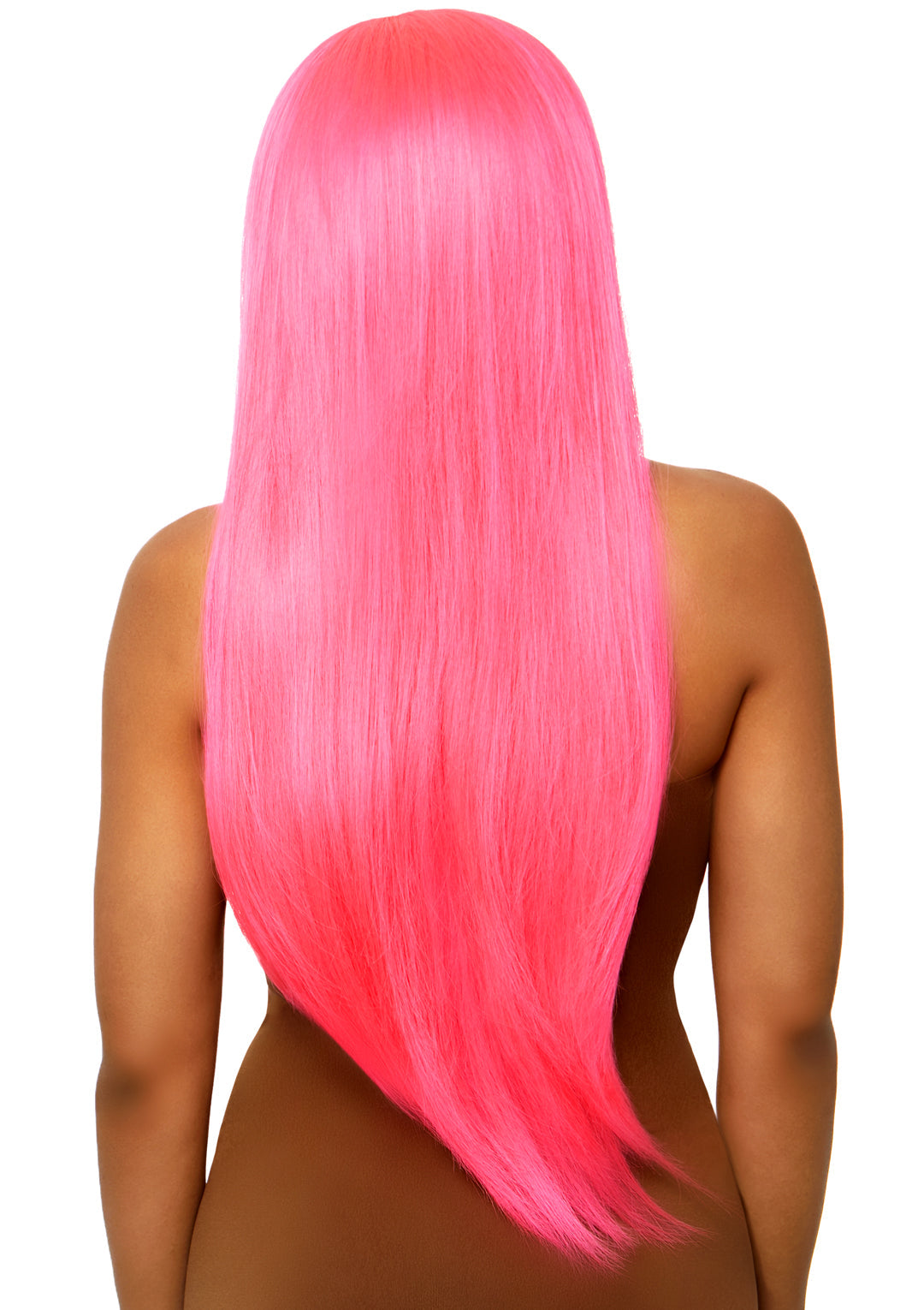 Long Straight Wig 33 Inch - Pink