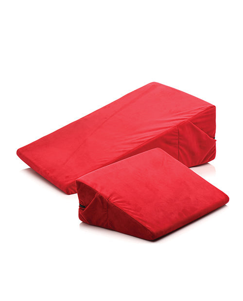 Love Cushion Set Foam Wedge Pillow Set - Red