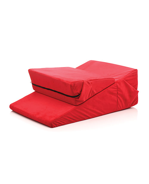 Love Cushion Set Foam Wedge Pillow Set - Red