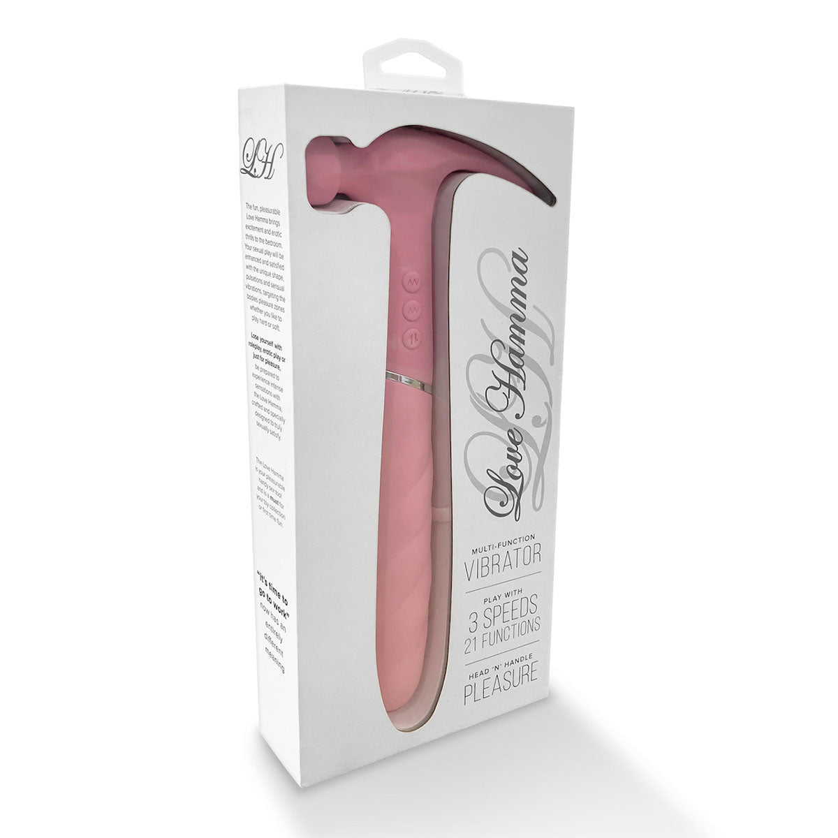 Love Hamma Straight - Pink Clitoral Stimulator