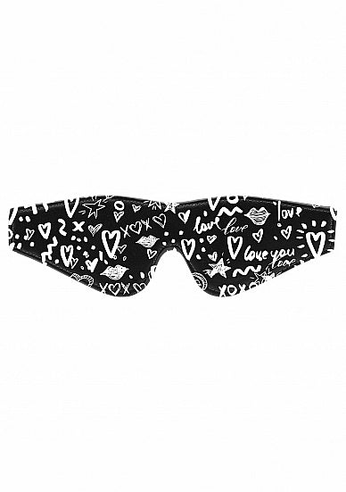 Love Street Art Fashion Printed Eye Mask