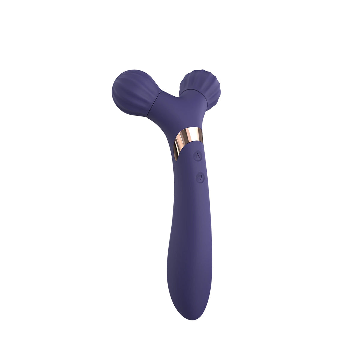 Love To Love Fireball Forked Vibrator - Midnight Indigo