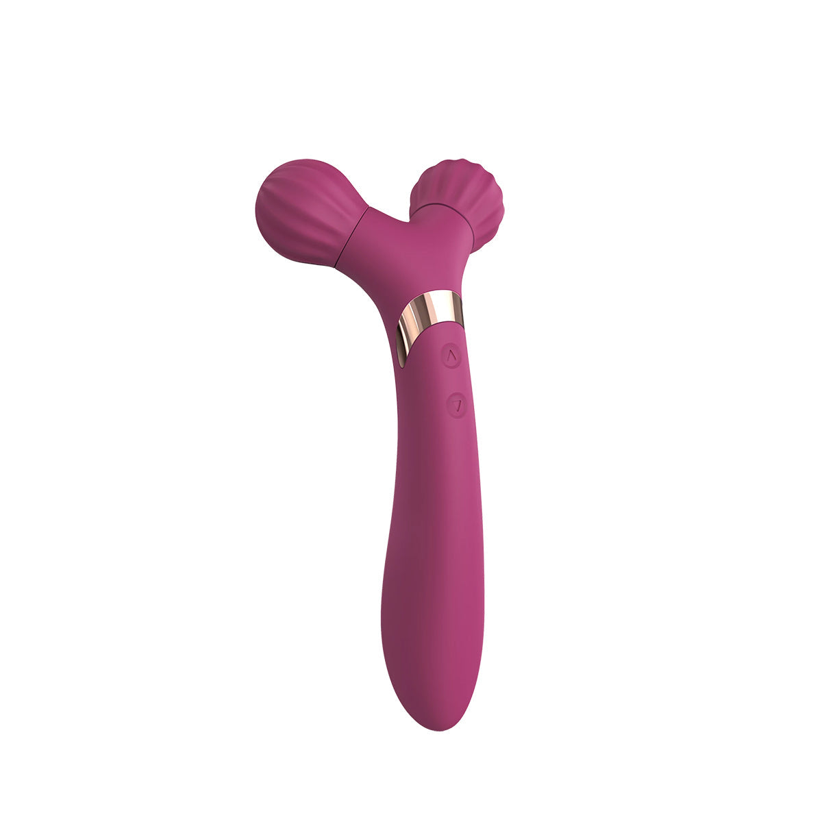 Love To Love Fireball Forked Vibrator - Plum Star