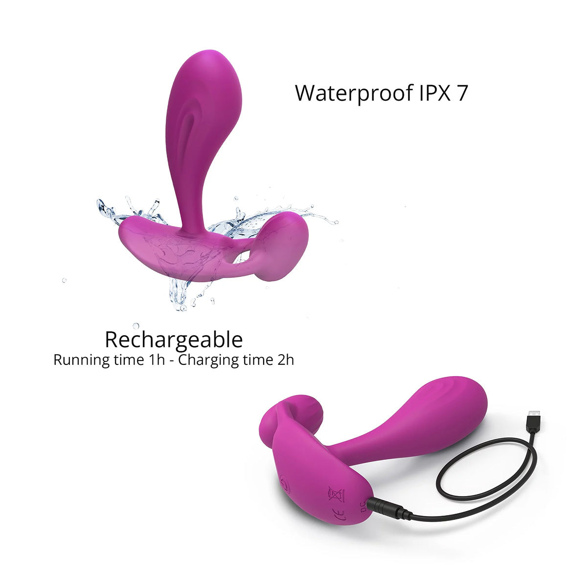 Love to Love Witty G &amp; P-Spot Vibrator - Sweet Orchid