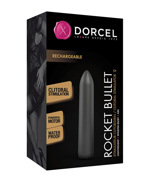 Lovely Planet Bullet Vibrator - Dorcel Rocket Black