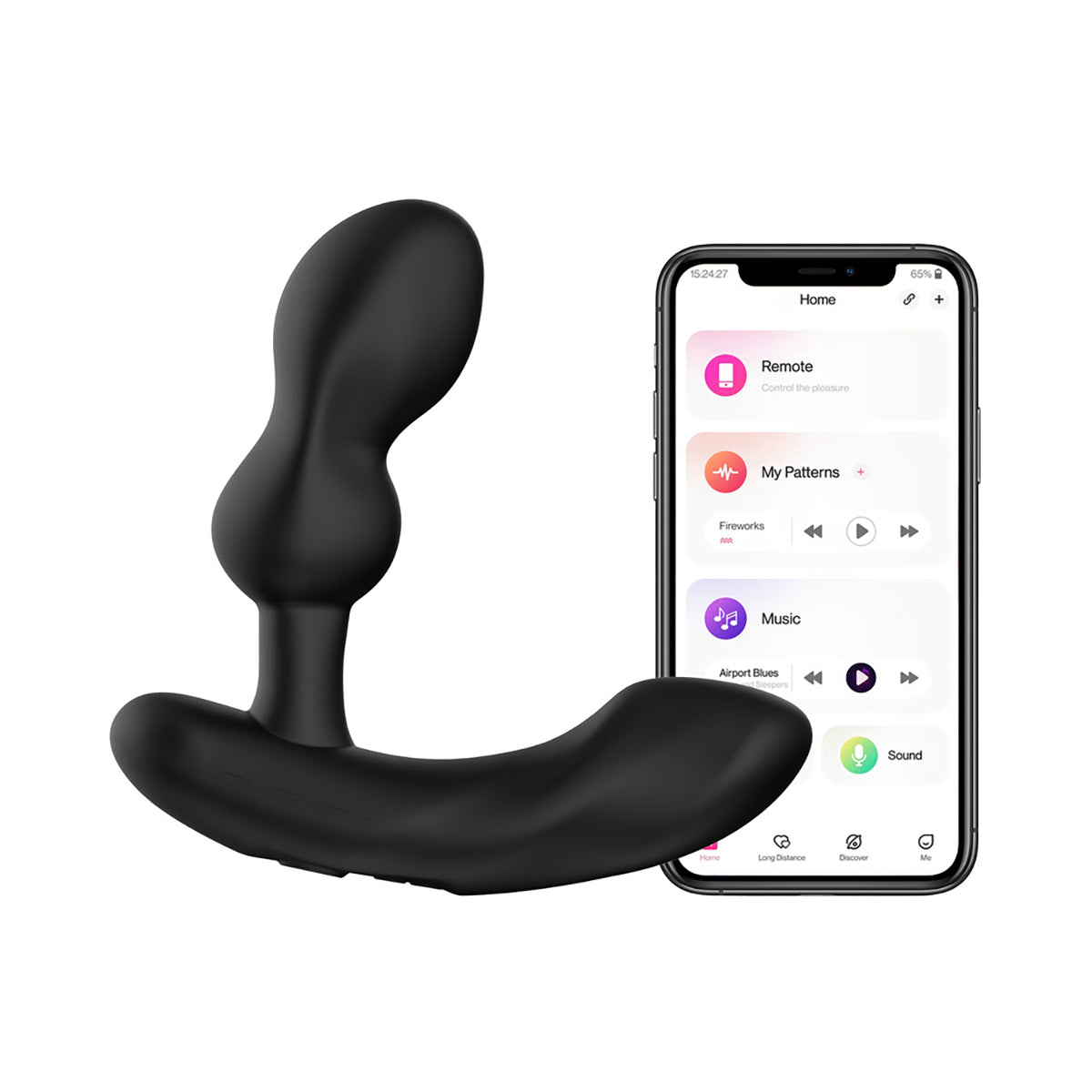 LOVENSE Edge 2 Flexible Prostate Massager - Black