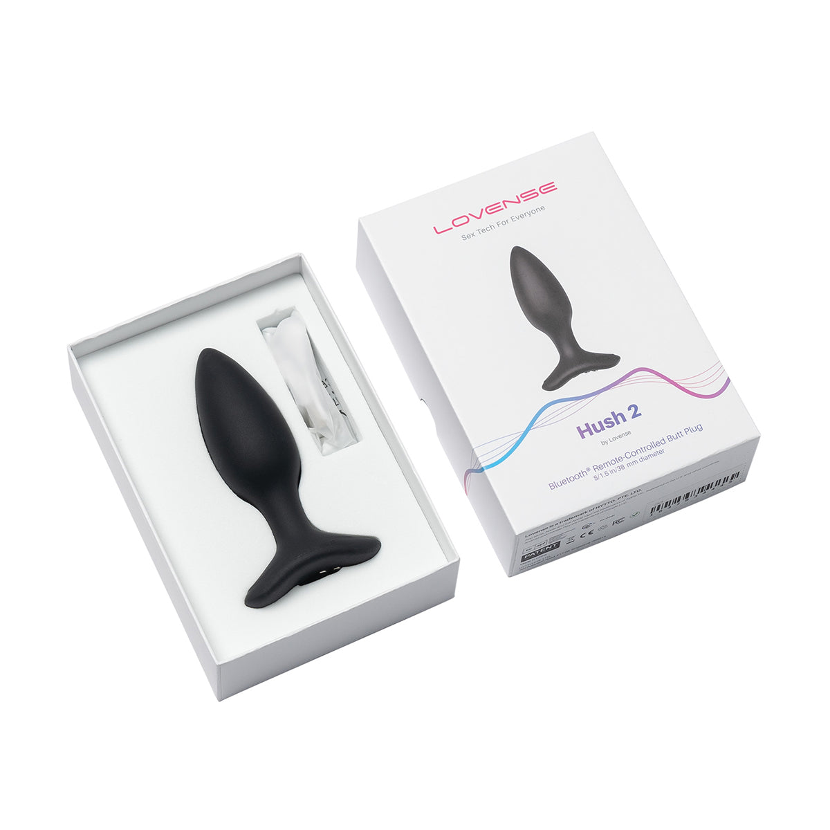 LOVENSE Hush 2 Butt Plug - Black