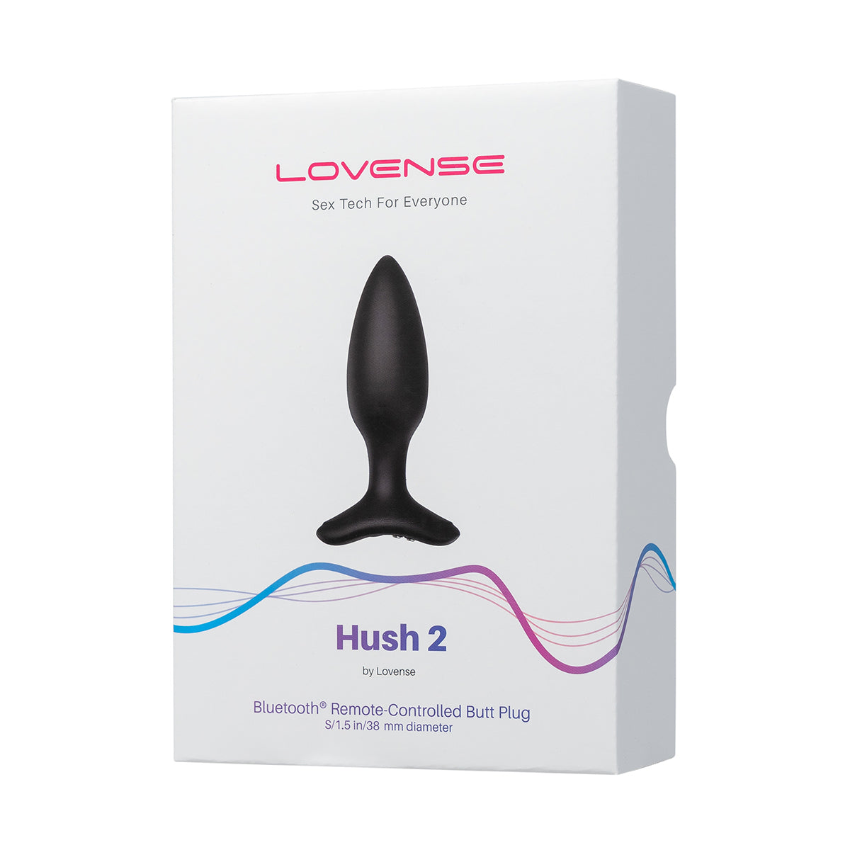 LOVENSE Hush 2 Butt Plug - Black