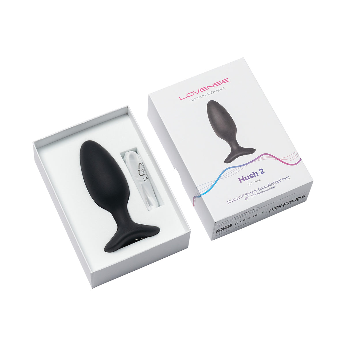 LOVENSE Hush 2 Butt Plug - Black