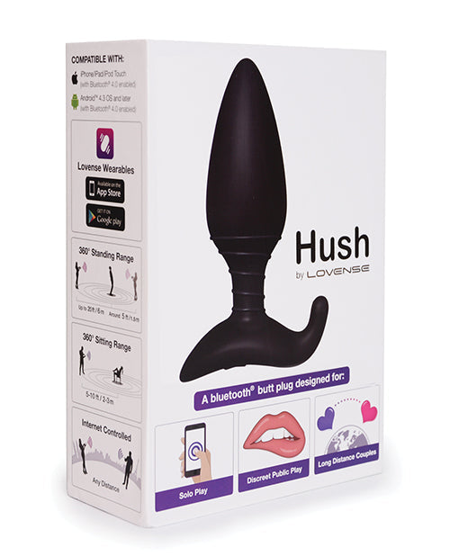 LOVENSE Hush Butt Plug - Black 1.75