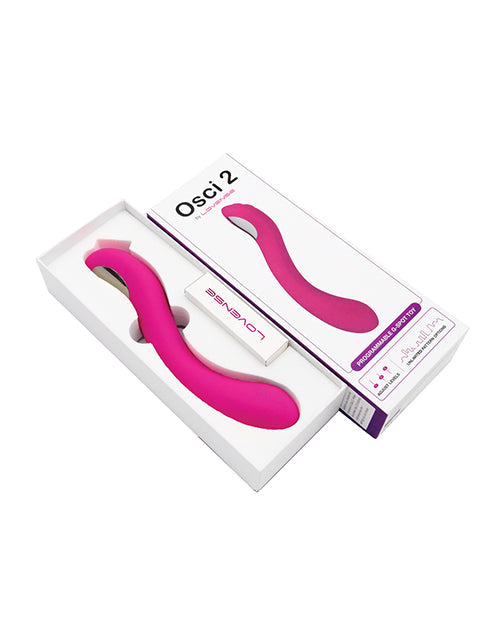 LOVENSE Osci 2 Oscillating G-Spot Vibrator - Pink