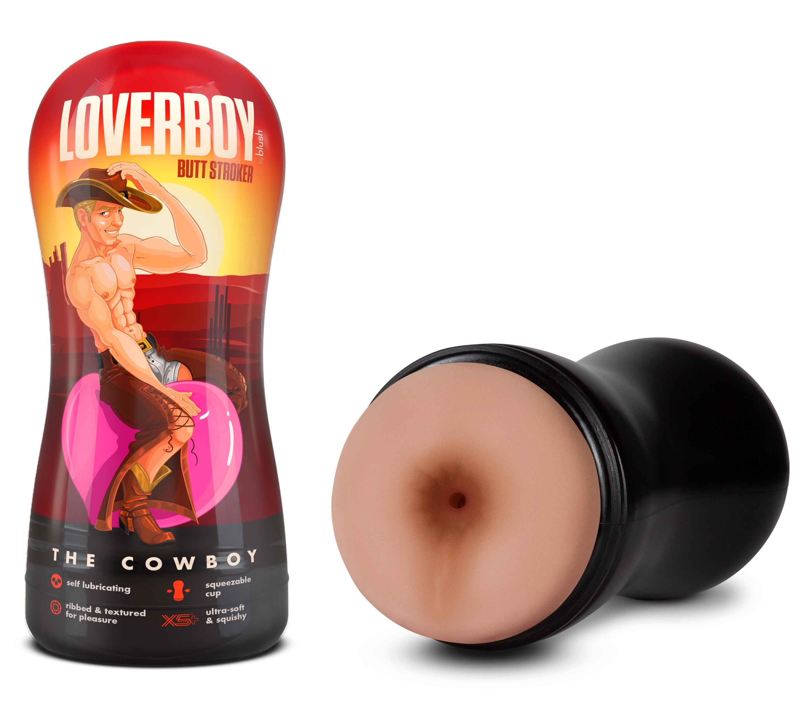 Loverboy - - Self Lubricating Stroker Beige / Cowboy