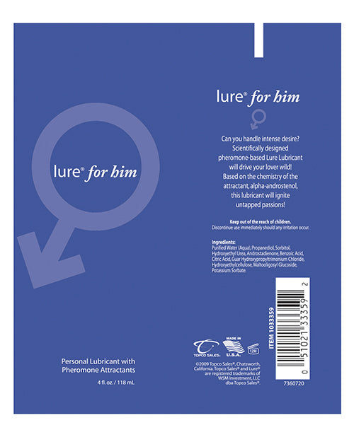 Lure For Her Personal Lubricant - 4 Oz