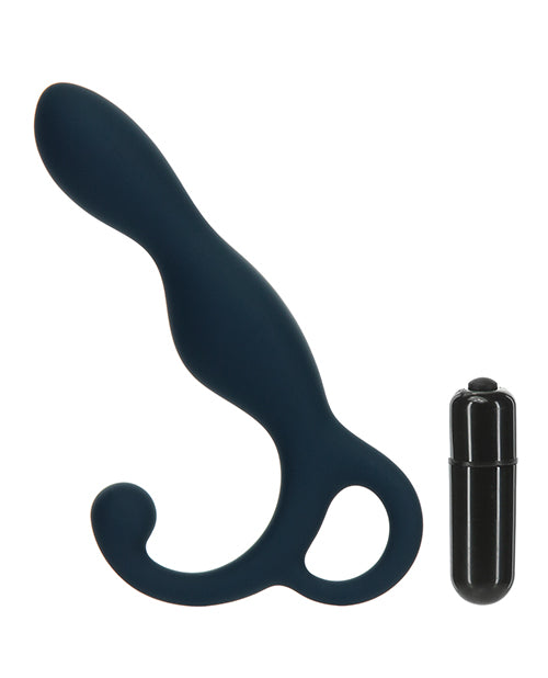 Lux Active Lx1 5.75" Silicone Anal Trainer - Dark Blue