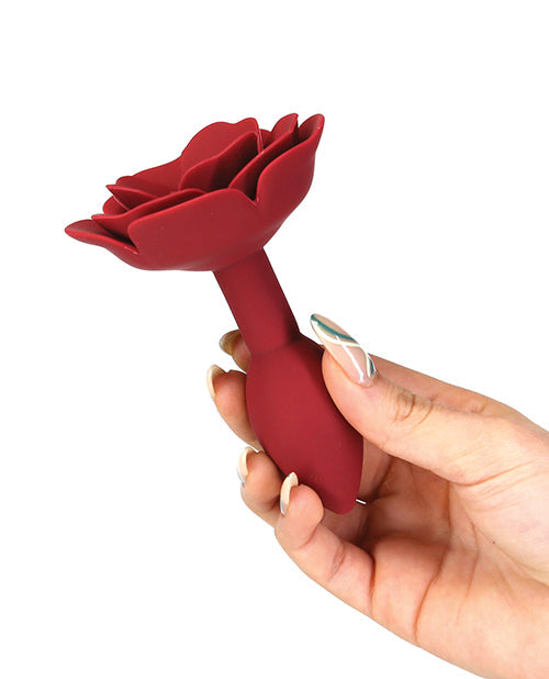 Lux Active Red Rose Silicone Anal Plug