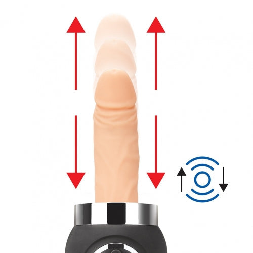 Lux Fetish Rechargeable Thrusting Compact Sex Machine W/remote