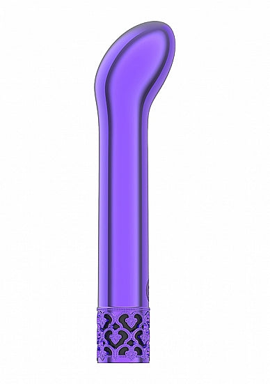 Luxurious Royal Gems Jewel ABS Bullet Vibrator Purple