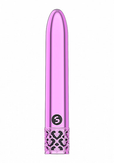 Luxurious Shiny - Rechargeable Abs Bullet - Purple Pink