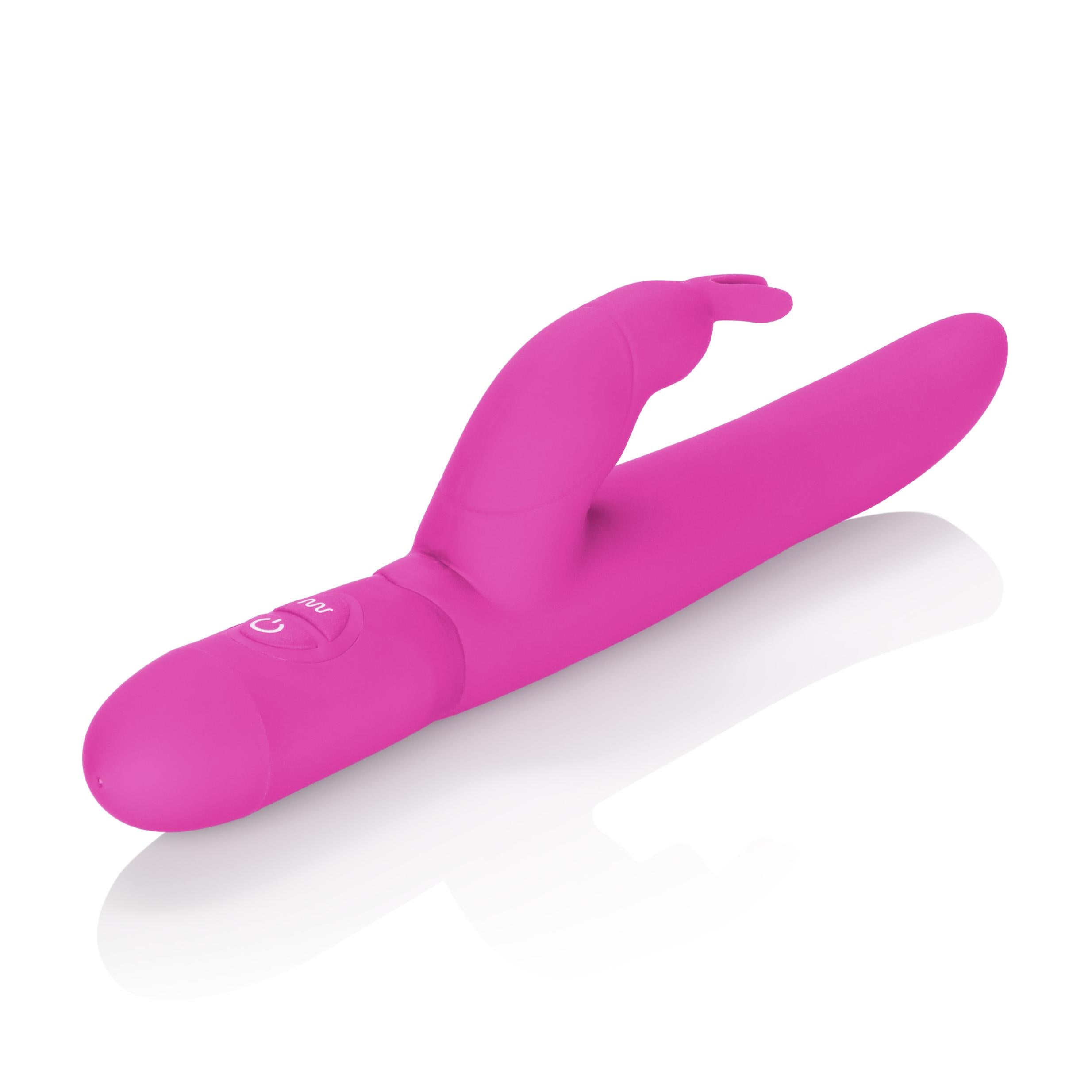 Luxurious Silicone Rabbit Vibrator - CalExotics Pink