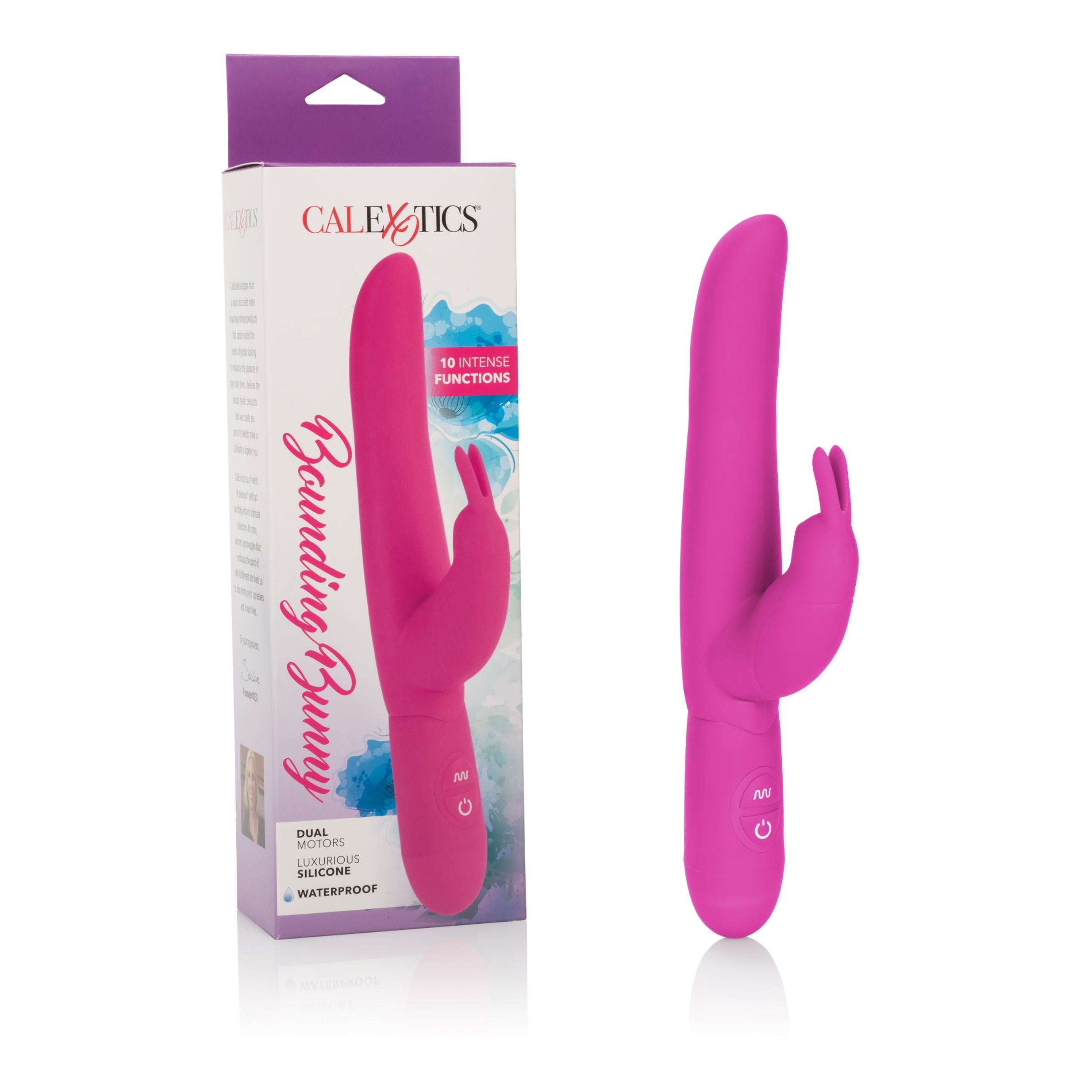 Luxurious Silicone Rabbit Vibrator - CalExotics Pink