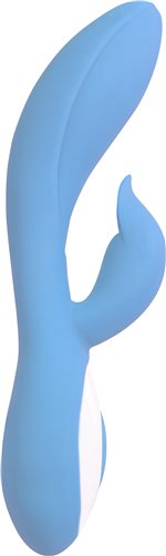 Luxury Rabbit Vibrator - Wonderlust Harmony by BMS Blue