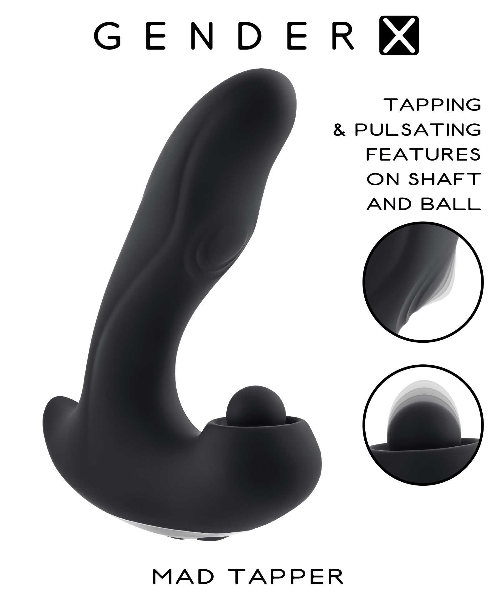 Mad Tapper - Black: The Ultimate Clitoral Stimulator