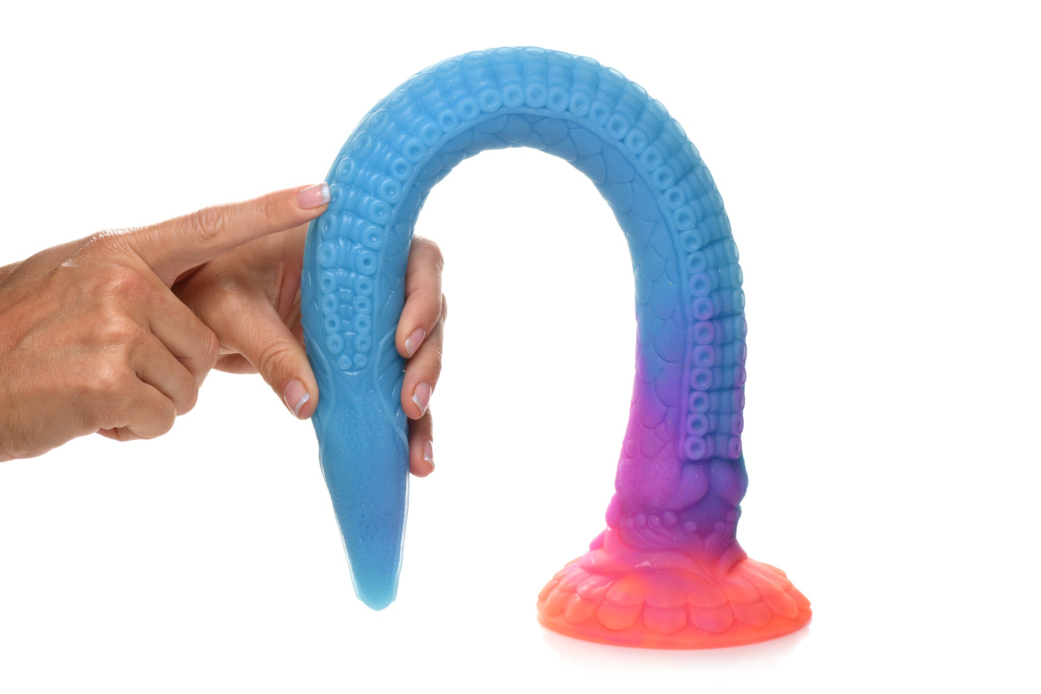 Makara Glow-in-the-Dark Snake Fantasy Dildo by Creature Cocks