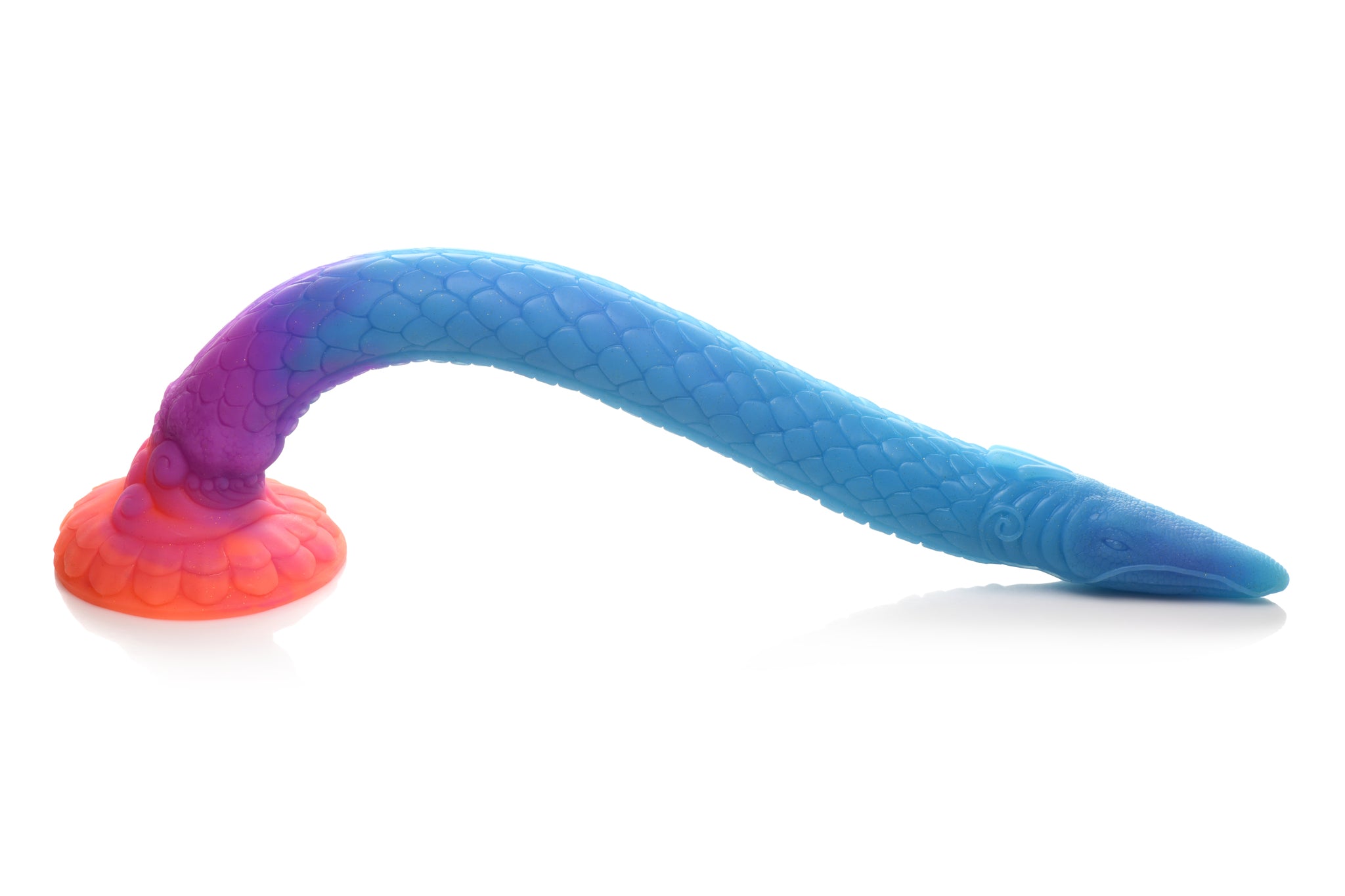 Makara Glow-in-the-Dark Snake Fantasy Dildo by Creature Cocks